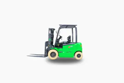 Empilhadeira Elétrica 2,5T Master Cargas Pneu Sólido Branco