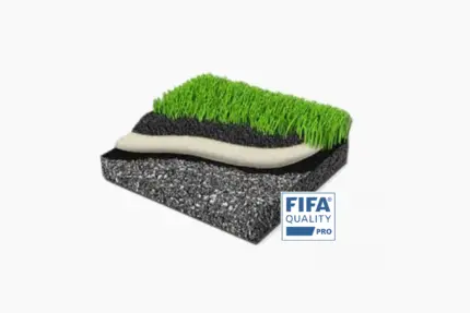 Campo de Futebol com Grama Sintética Padrão FIFA Quality PRO